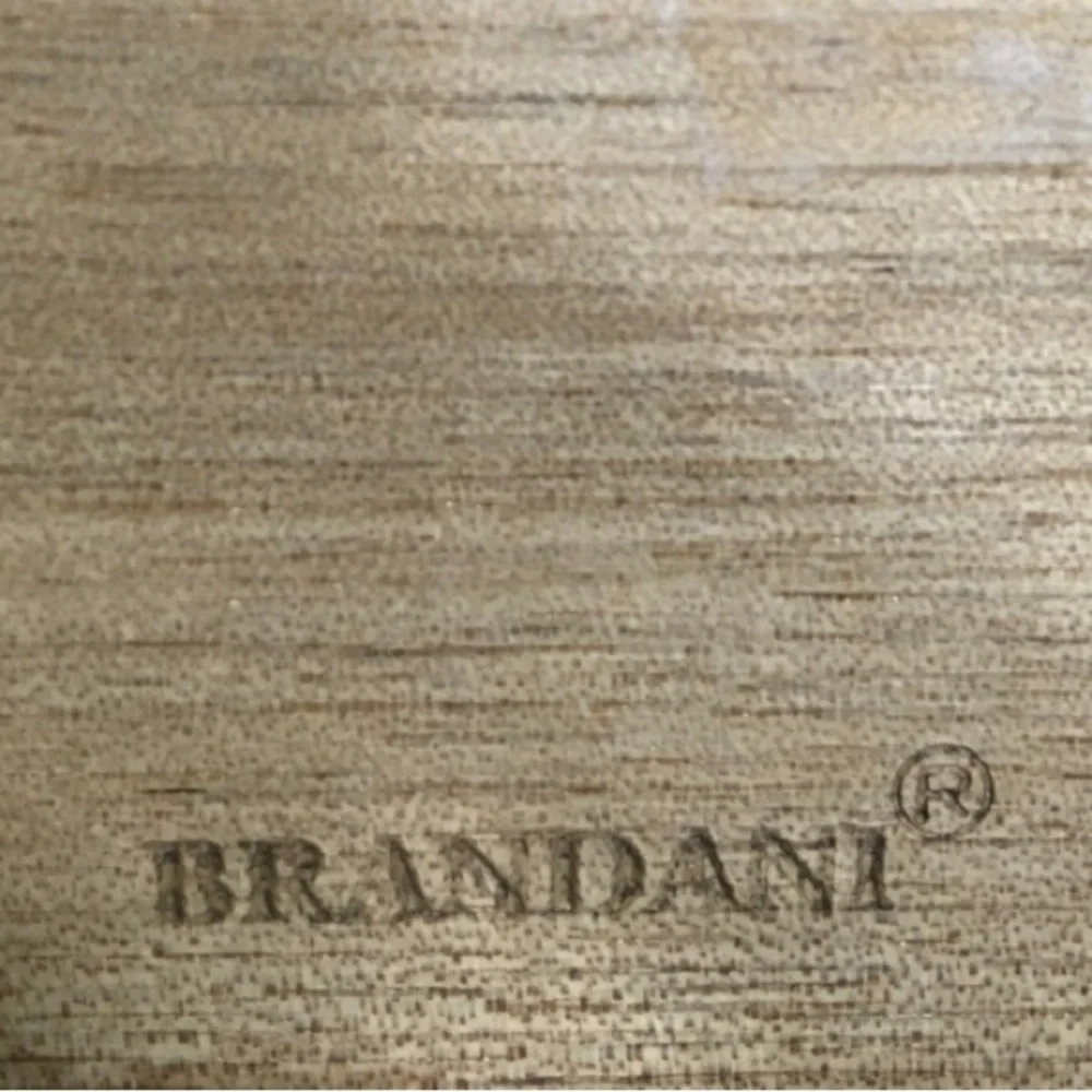 Brandani Wooden Handle Cheese Knife Set - Silver and Brown Charcuterie